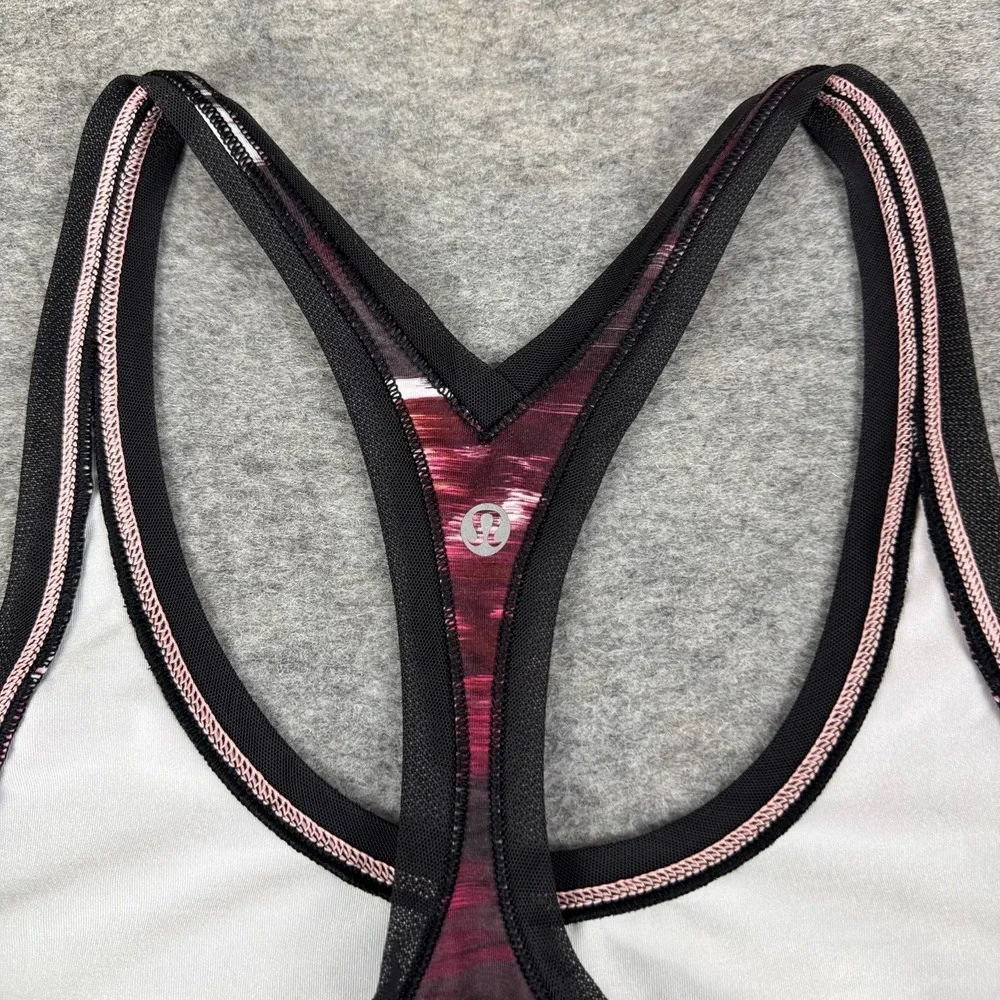 Lululemon Cool Racerback Tank Shine On Pigment Wind Berry Rumble Multi Womens 6‎